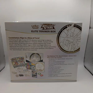 Pokemon TCG Sword & Shield: Brilliant Stars Elite Trainer Box ETB Factory Sealed FRENLY BRICKS - Open 7 Days