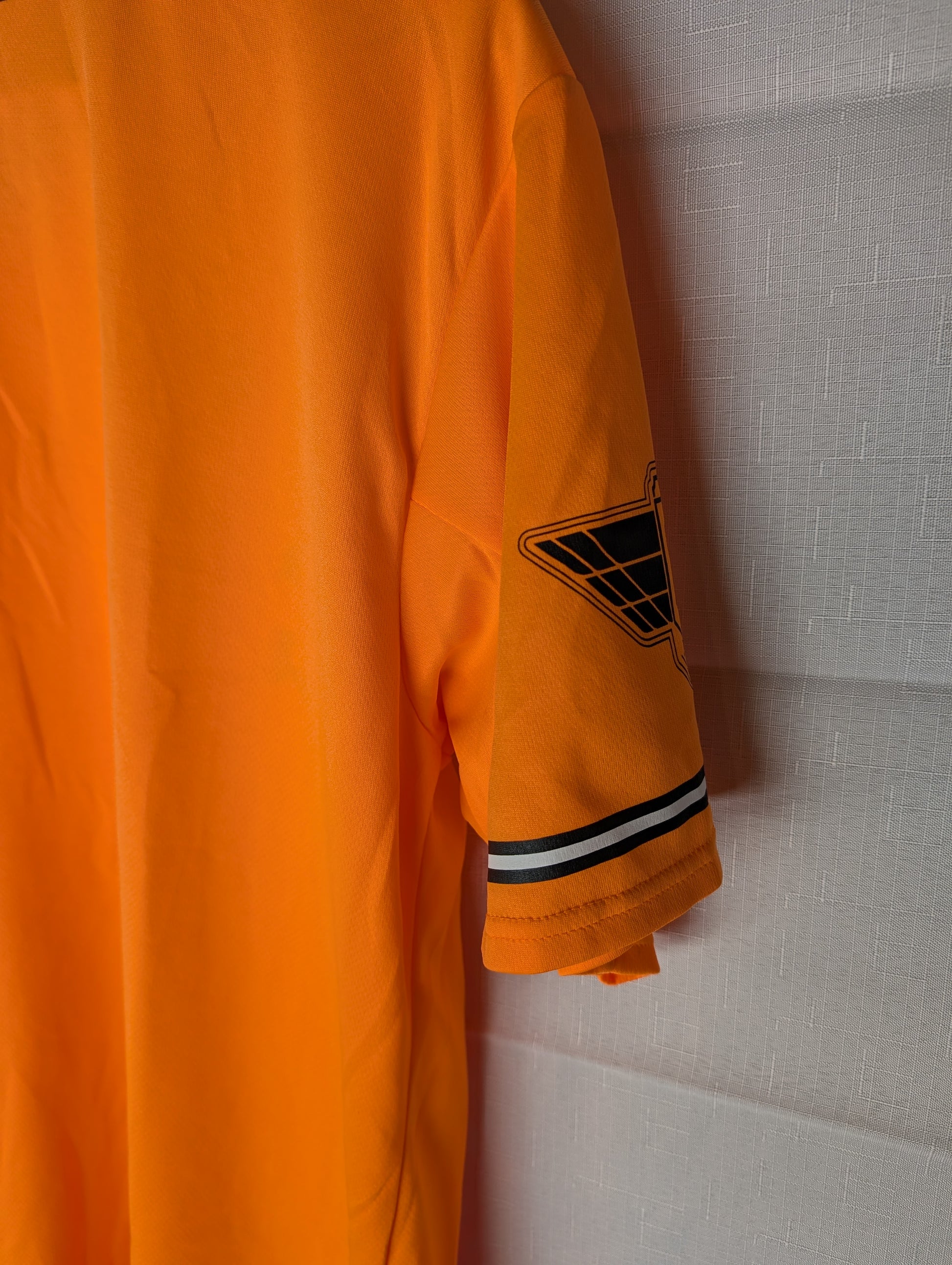 Nippon Baseball Adidas Yohiuri Giants Orange Blank Jersey Large