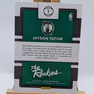 2017-18 Panini Donruss Optic - The Rookies Jayson Tatum #3 (RC) FRENLY BRICKS - Open 7 Days