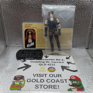 GI JOE~ 2001 ZARTAN ~ SPY EXCELLENT~ 100% complete & CARD 2000 FRENLY BRICKS - Open 7 Days