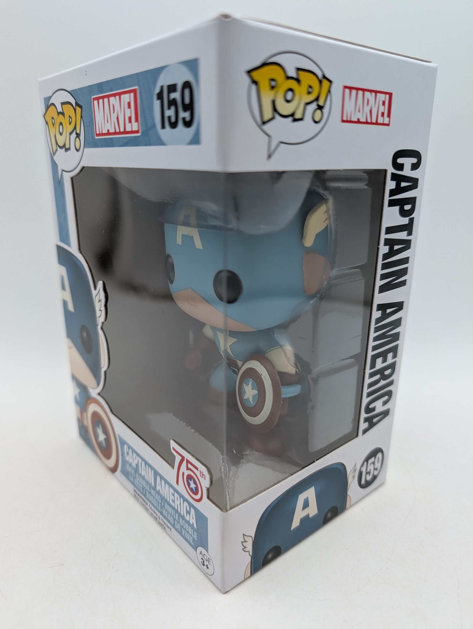 Funko POP! Marvel Captain America 75th Anniversary #159 image 2