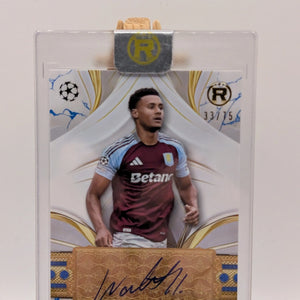 2025 Topps Reverence UCC UEFA ASTON VILLA OLLIE WATKINS Sealed Auto /75 FRENLY BRICKS - Open 7 Days