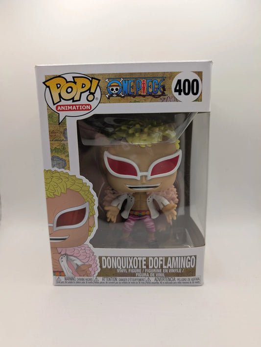 One Piece - Donquixote Doflamingo #400 Pop! VINYL Figure FRENLY BRICKS - Open 7 Days