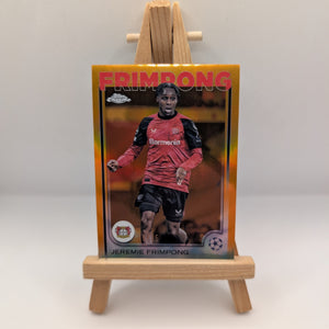 2024-25 Topps Chrome UEFA Jeremie Frimpong Orange /25 #78 FRENLY BRICKS - Open 7 Days