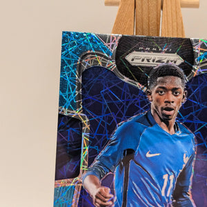 2018 Panini Prizm World Cup #85 Ousmane Dembele Light Blue Lazer #/125 France FRENLY BRICKS - Open 7 Days