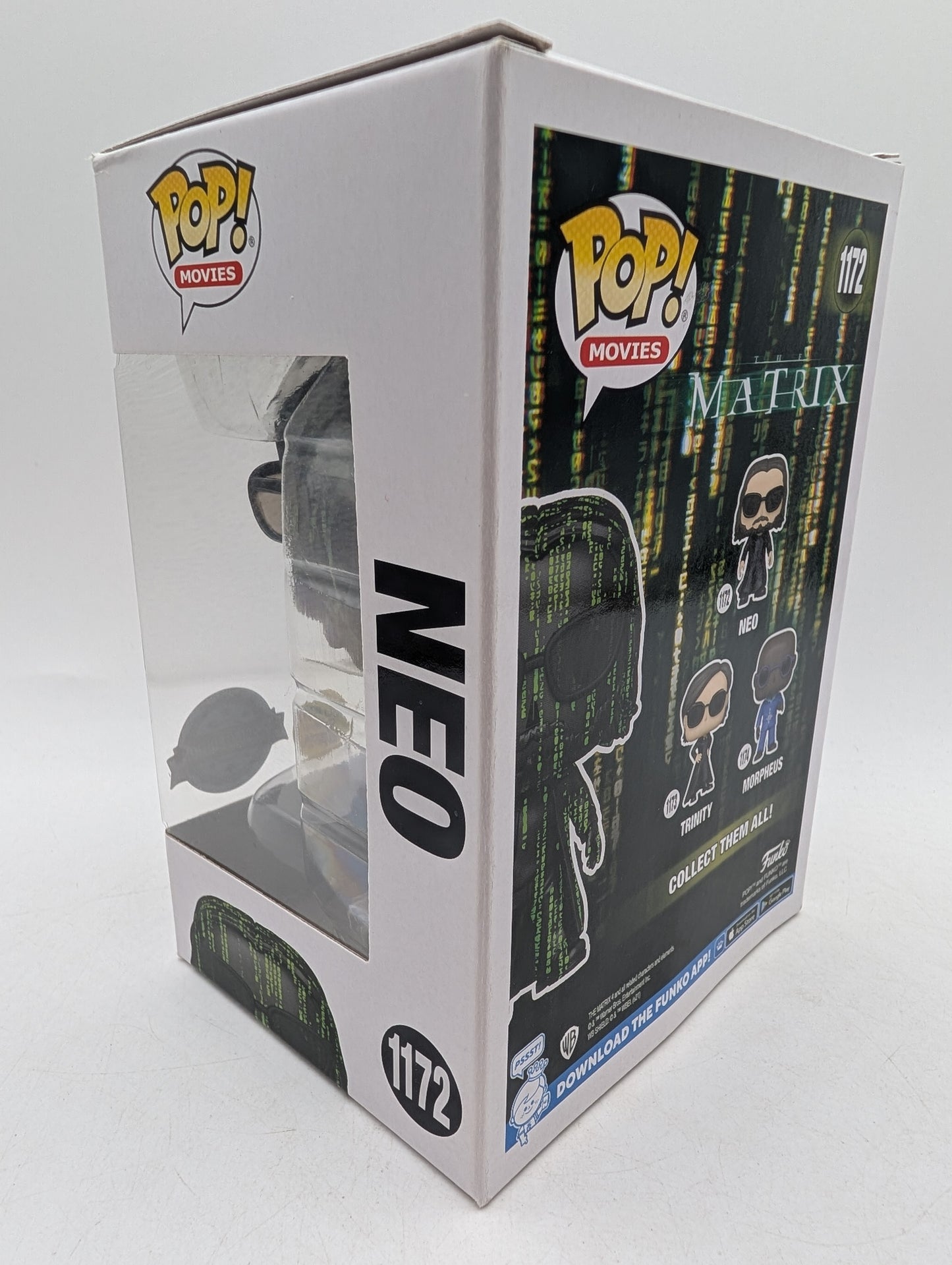 Funko Pop! Matrix Neo #1172 Glow in Dark Special Edition Vinyl Figure
