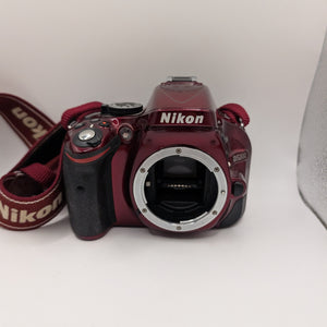 Nikon D5200 Digital Camera Red 24.1 Megapixel 3.2