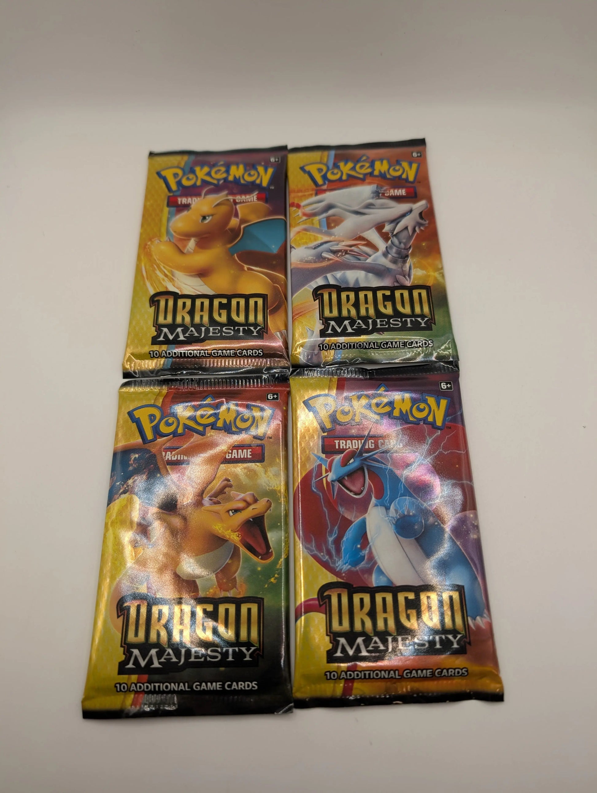 Pokemon TCG Dragon Majesty Booster Pack Art Sets (4 Packs) FRENLY BRICKS - Open 7 Days