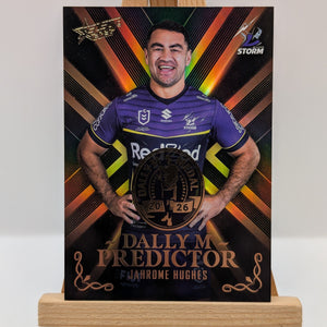 2026 NRL Select League Heroes Dally M Gold Predictor Jahrome Hughes Storm #091 FRENLY BRICKS - Open 7 Days