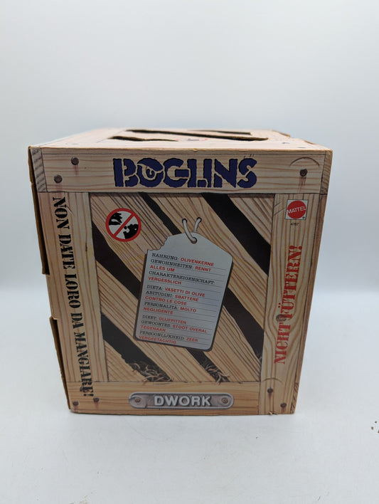 BOGLINS "Dwork" 1987 MATTEL HAND PUPPET MONSTER FRENLY BRICKS - Open 7 Days