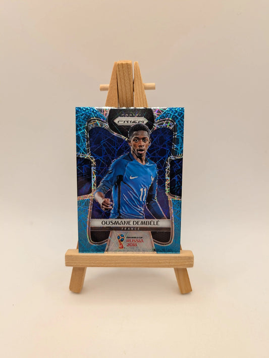 2018 Panini Prizm World Cup #85 Ousmane Dembele Light Blue Lazer #/125 France FRENLY BRICKS - Open 7 Days