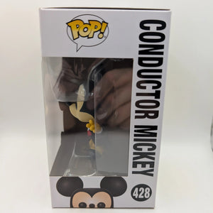 Mickey Mouse - Conductor Mickey FUNKO Pop! Vinyl Figure #428 FRENLY BRICKS - Open 7 Days