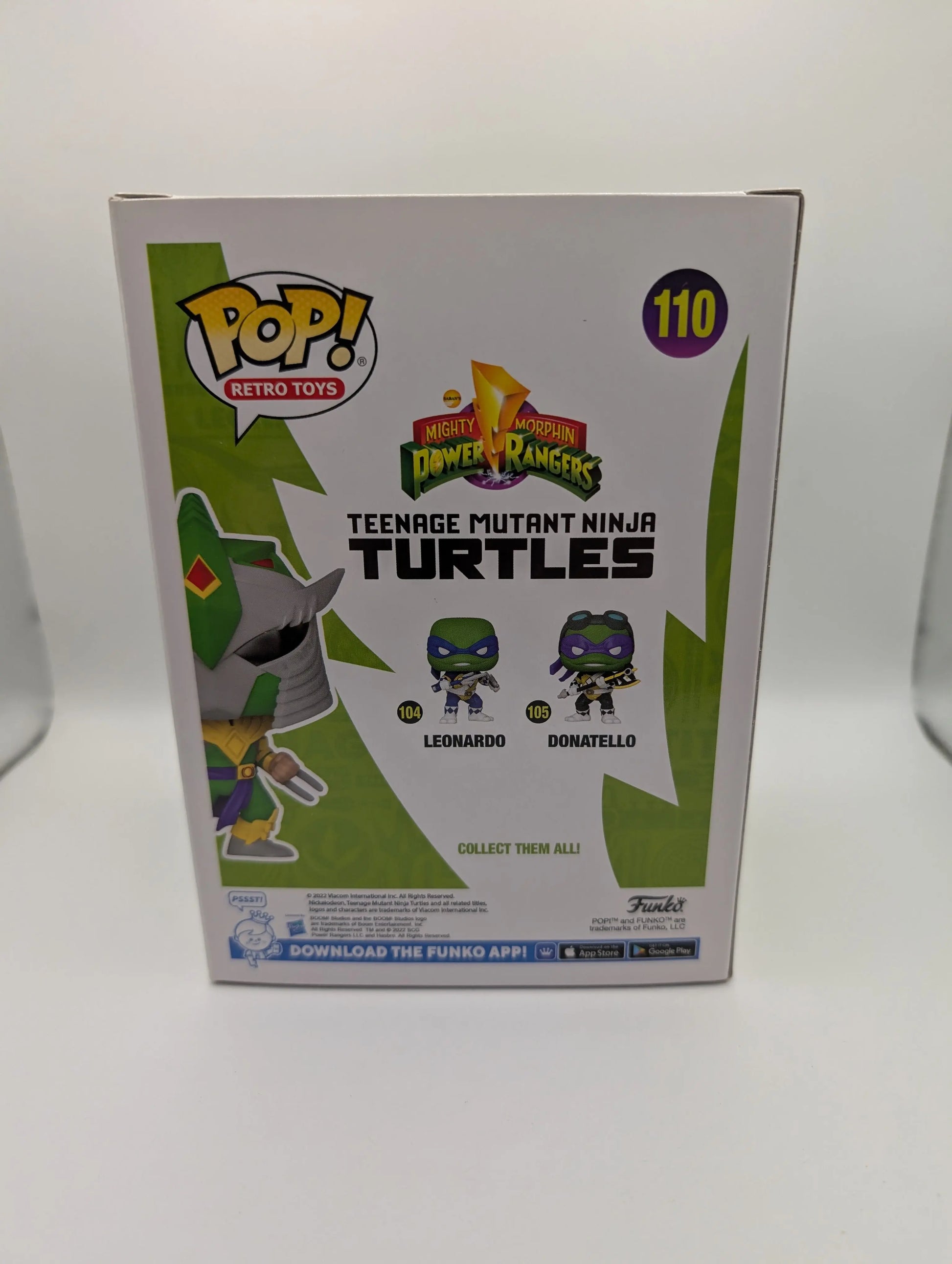 TMNT Shredder #110 Pop Vinyl 2022 Funkon Exclusive FRENLY BRICKS - Open 7 Days