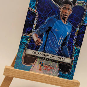 2018 Panini Prizm World Cup #85 Ousmane Dembele Light Blue Lazer #/125 France FRENLY BRICKS - Open 7 Days