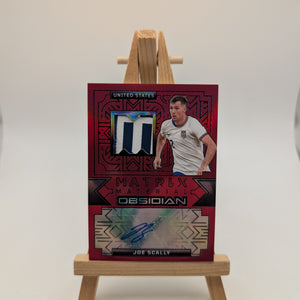 2024-25 Panini Obsidian Soccer JOE SCALLY 1/1 One of One Auto Patch USA US FRENLY BRICKS - Open 7 Days