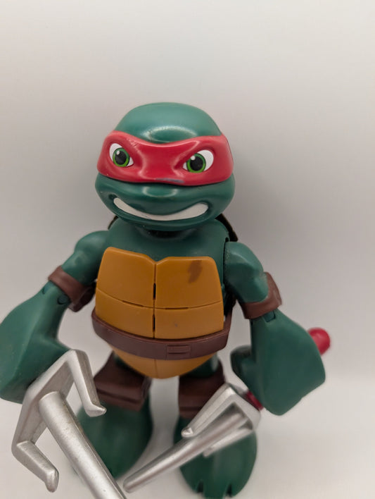 RAPHAEL 6'' ACTION FIGURE TEENAGE MUTANT NINJA TURTLES VIACOM 2014 TMNT FRENLY BRICKS - Open 7 Days