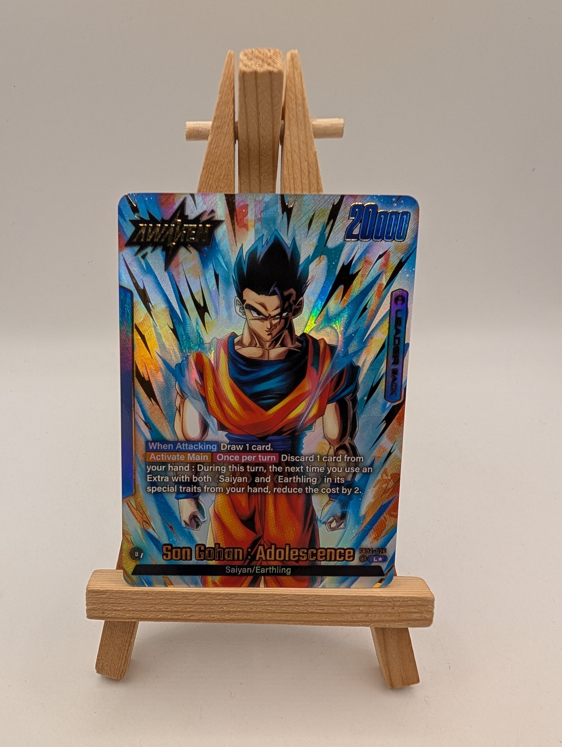 Son Gohan : Adolescence FB04-026 Alternate Art Leader 	Dragon Ball Super Fusion FRENLY BRICKS - Open 7 Days