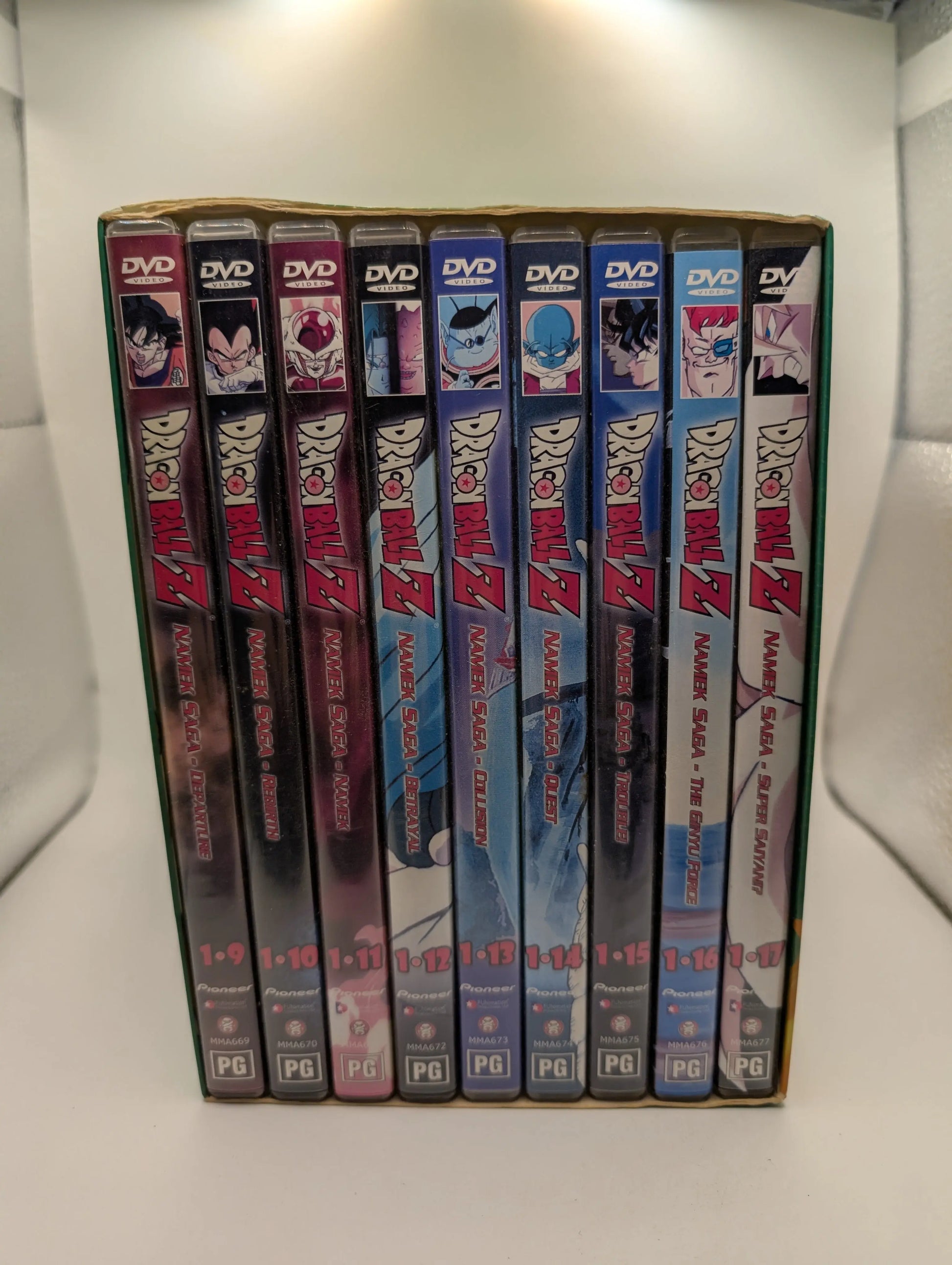 DRAGON BALL Z The Namek Saga Box Set DVD 2002 Complete  9 Disc Set Pioneer FRENLY BRICKS - Open 7 Days