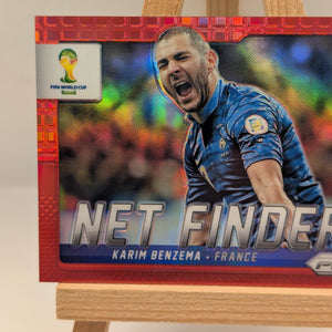 2014 Panini Prizm World Cup Karim Benzema Net Finders Red /149 France FRENLY BRICKS - Open 7 Days