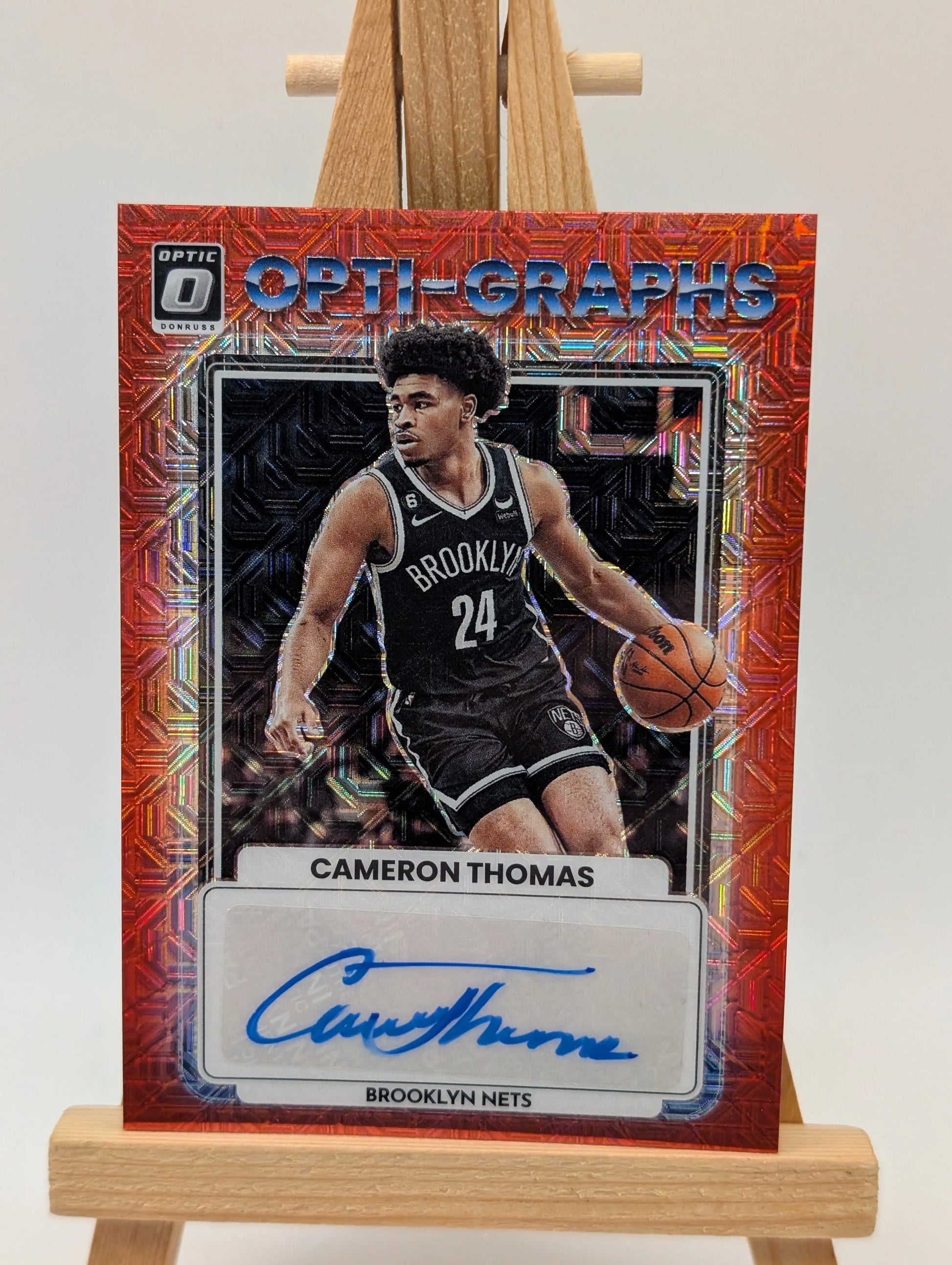 2023 Donruss Optic CAM THOMAS Red Mojo Opti-Graphs Auto OG-CAM Nets FRENLY BRICKS - Open 7 Days