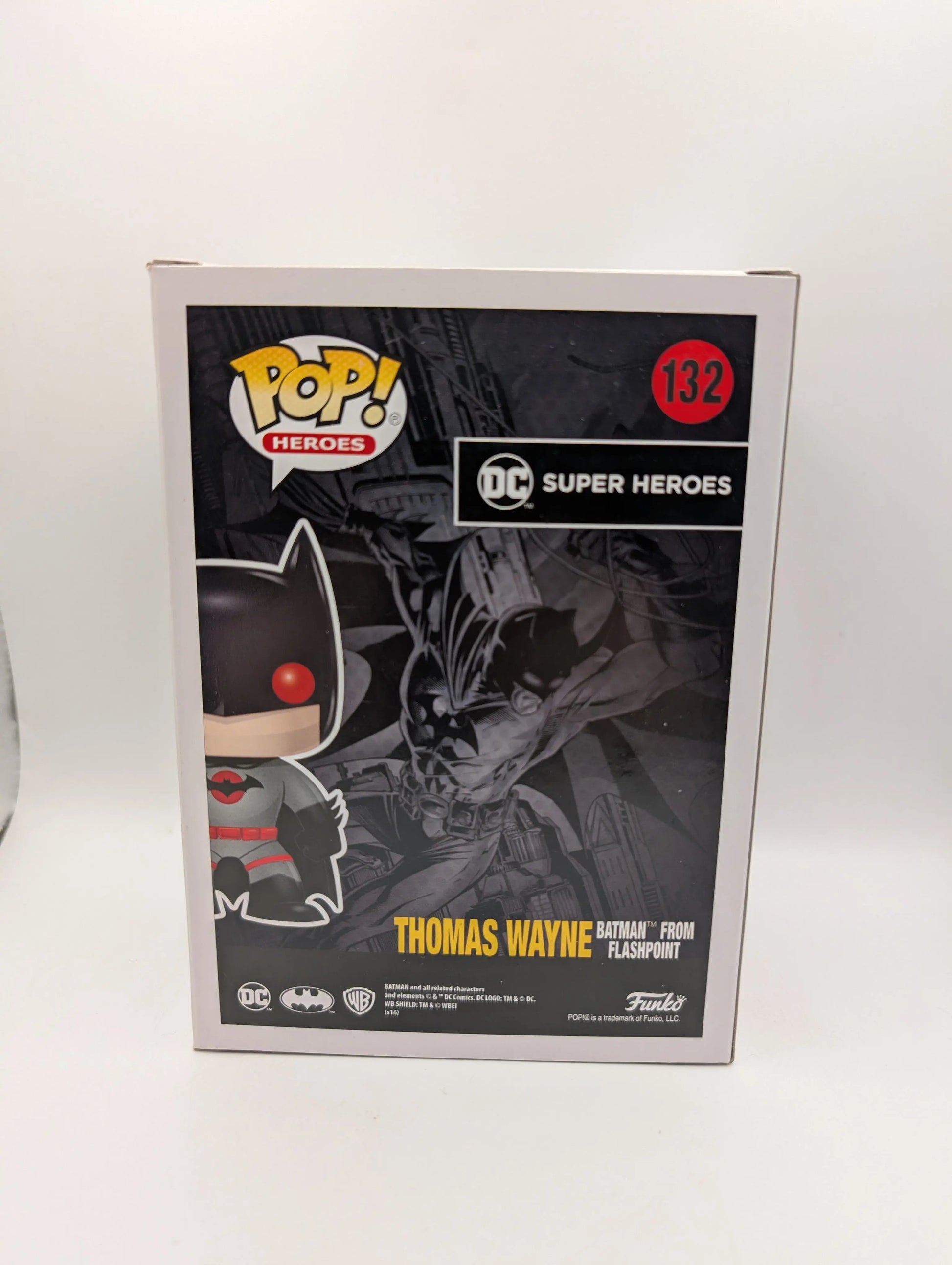 Funko Pop! DC Super Heroes: #132 THOMAS WAYNE (Batman From Flashpoint) *VAULTED* FRENLY BRICKS - Open 7 Days
