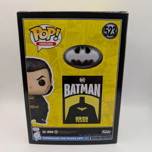 Batman - Batman (Unmasked) 85th Anniversary Pop! Vinyl Figure (RS) #523 FRENLY BRICKS - Open 7 Days
