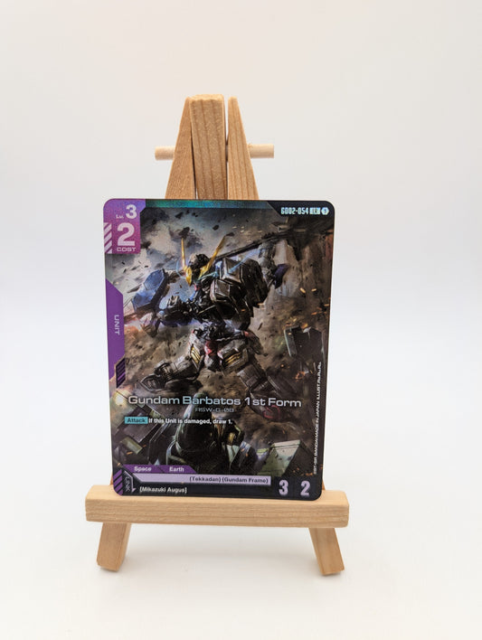 Bandai Gundam Barbatos 1st Form G002-054 Unit Gundam War TCG 3/2 FRENLY BRICKS - Open 7 Days