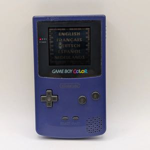 Nintendo Game Boy Color Console CGB-001 - Grape Purple - Tested Working NO GAME INCLUDE FRENLY BRICKS - Open 7 Days