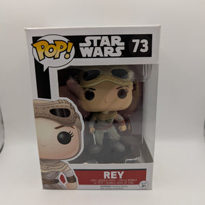 Star Wars -  Rey #73 Funko Pop Vinyl Figure 2016 FRENLY BRICKS - Open 7 Days