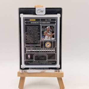 Andrew Nembhard 2022-23 Panini One And One /25 Purple RC Pacers #134 FRENLY BRICKS - Open 7 Days
