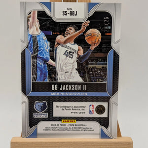 GG Jackson II 2024-25 Panini Prizm /25 Auto Mojo Sensational Signatures #SS-GGJ FRENLY BRICKS - Open 7 Days