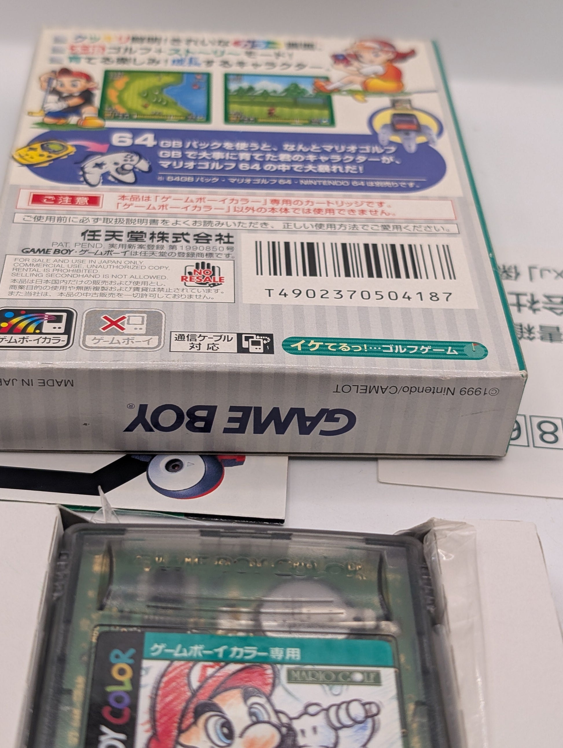 MARIO GOLF Nintendo Game Boy COLOR Japan Import GB GBC Sports Boxed Complete FRENLY BRICKS - Open 7 Days