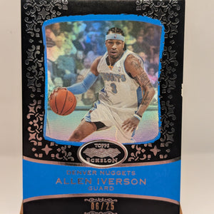 2007-08 Topps Allen Iverson Echelon Blue /25 FRENLY BRICKS - Open 7 Days