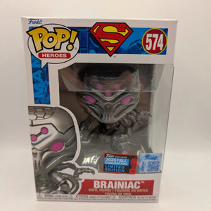 Funko Pop! DC Superman Brainiac #574 NYCC 2025 Shared Sticker FRENLY BRICKS - Open 7 Days