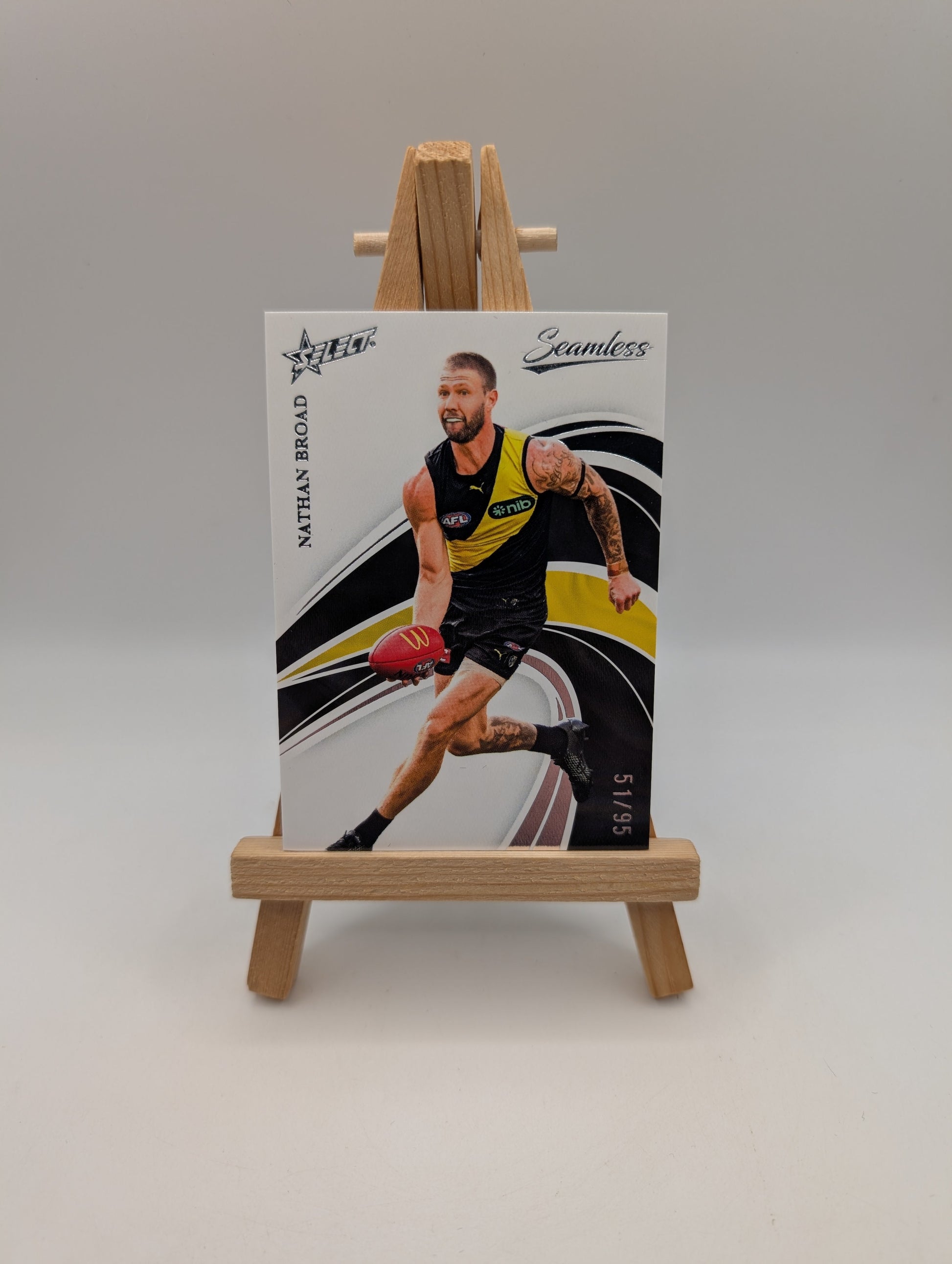 2026 Select AFL Seamless Nathan Broad /95 Richmond Tigers FRENLY BRICKS - Open 7 Days