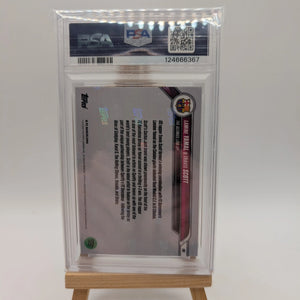 PSA10 2024-25 TOPPS NOW FC BARCELONA 1 TRAVIS SCOTT/LAMINE YAMAL FRENLY BRICKS - Open 7 Days