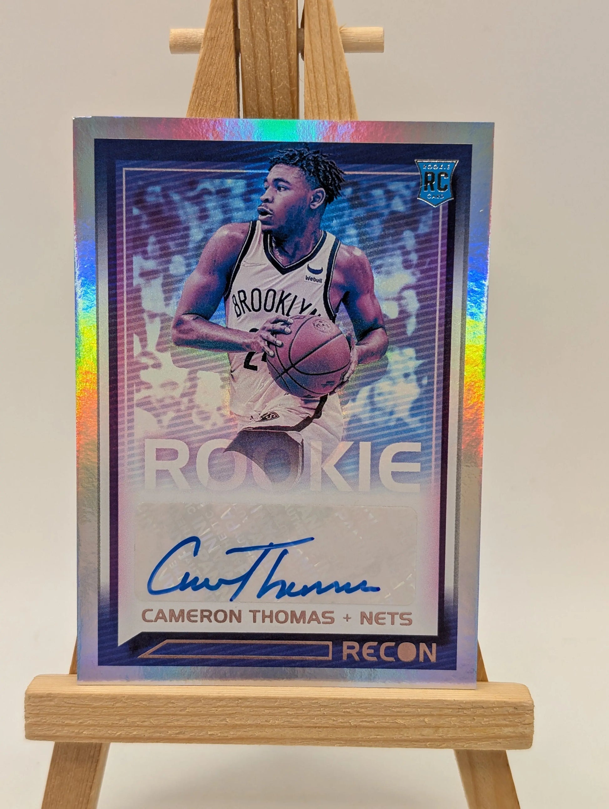 2021-22 Panini Recon Rookie Recon Signatures Cameron Thomas #RRS-CMT Auto cg5 FRENLY BRICKS - Open 7 Days