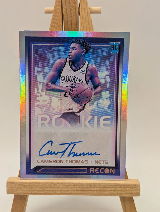 2021-22 Panini Recon Rookie Recon Signatures Cameron Thomas #RRS-CMT Auto cg5 FRENLY BRICKS - Open 7 Days