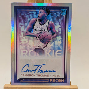 2021-22 Panini Recon Rookie Recon Signatures Cameron Thomas #RRS-CMT Auto cg5 FRENLY BRICKS - Open 7 Days