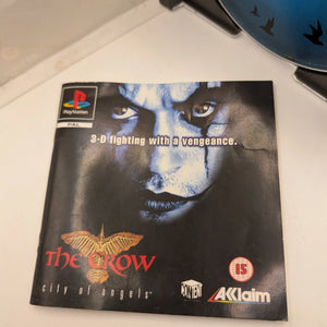 The Crow: City Of Angels + Manual - PS1 - Tested & Working FRENLY BRICKS - Open 7 Days