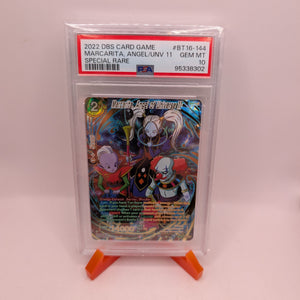 2022 DBS 16 Realm Of The Gods #BT16-144 Marcarita, Angel Of Universe 11 PSA 10 FRENLY BRICKS - Open 7 Days