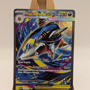 Mega Sharpedo ex 127/094 - Phantasmal Flames Pokemon TCG - M/LP Card FRENLY BRICKS - Open 7 Days