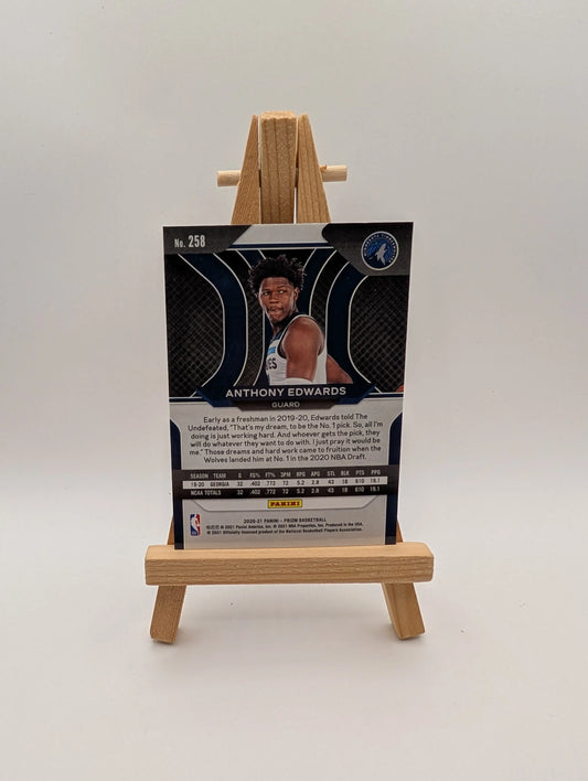 2020 Panini Prizm - Anthony Edwards RC - Base Set Rookie #258 FRENLY BRICKS - Open 7 Days