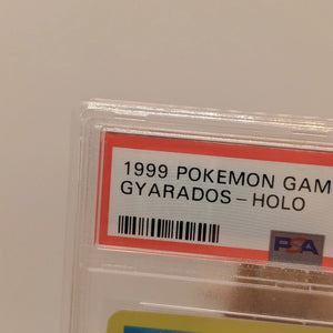 PSA 9 MINT Gyarados 6/102 Base Set Rare Holo Pokemon Card WOTC 1999 FADED FRENLY BRICKS - Open 7 Days