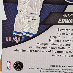 2022-23 Panini Revolution Liftoff! Cosmic /99 Anthony Edwards FRENLY BRICKS - Open 7 Days