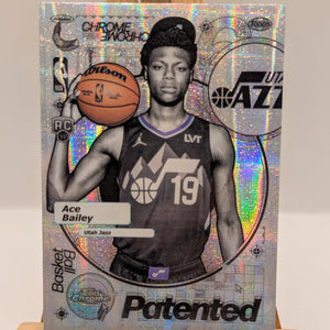 2025-26 Topps Chrome Patented Rookie Ace Bailey Utah Jazz #PD-20 FRENLY BRICKS - Open 7 Days