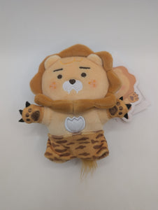 Kakao Friends FRIENDZOO Little Ryan Lion Plush Keychain - Korea Exclusive
