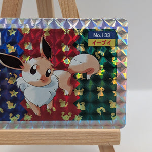 Topsun Eevee No. 133 Holo Sticker Pokemon Card Japanese FRENLY BRICKS - Open 7 Days