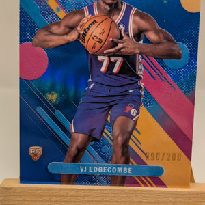 2025-26 Topps Finest - Common VJ Edgecombe #3 Blue Refractor /200 (RC)! FRENLY BRICKS - Open 7 Days