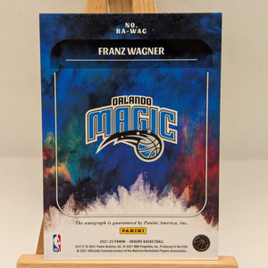 2021 Panini Origins Franz Wagner Rookie Auto ON CARD FRENLY BRICKS - Open 7 Days